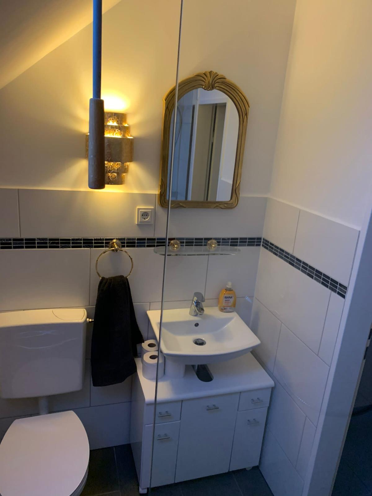 WC Dusche Handwerkerwohnung Vohwinkel